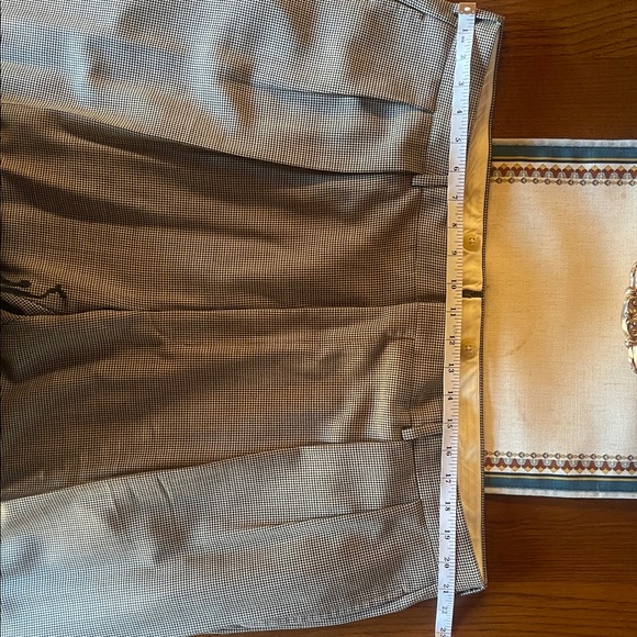 Ralph Lauren polo Men's suit 48L taupe and black check - Picture 9 of 9